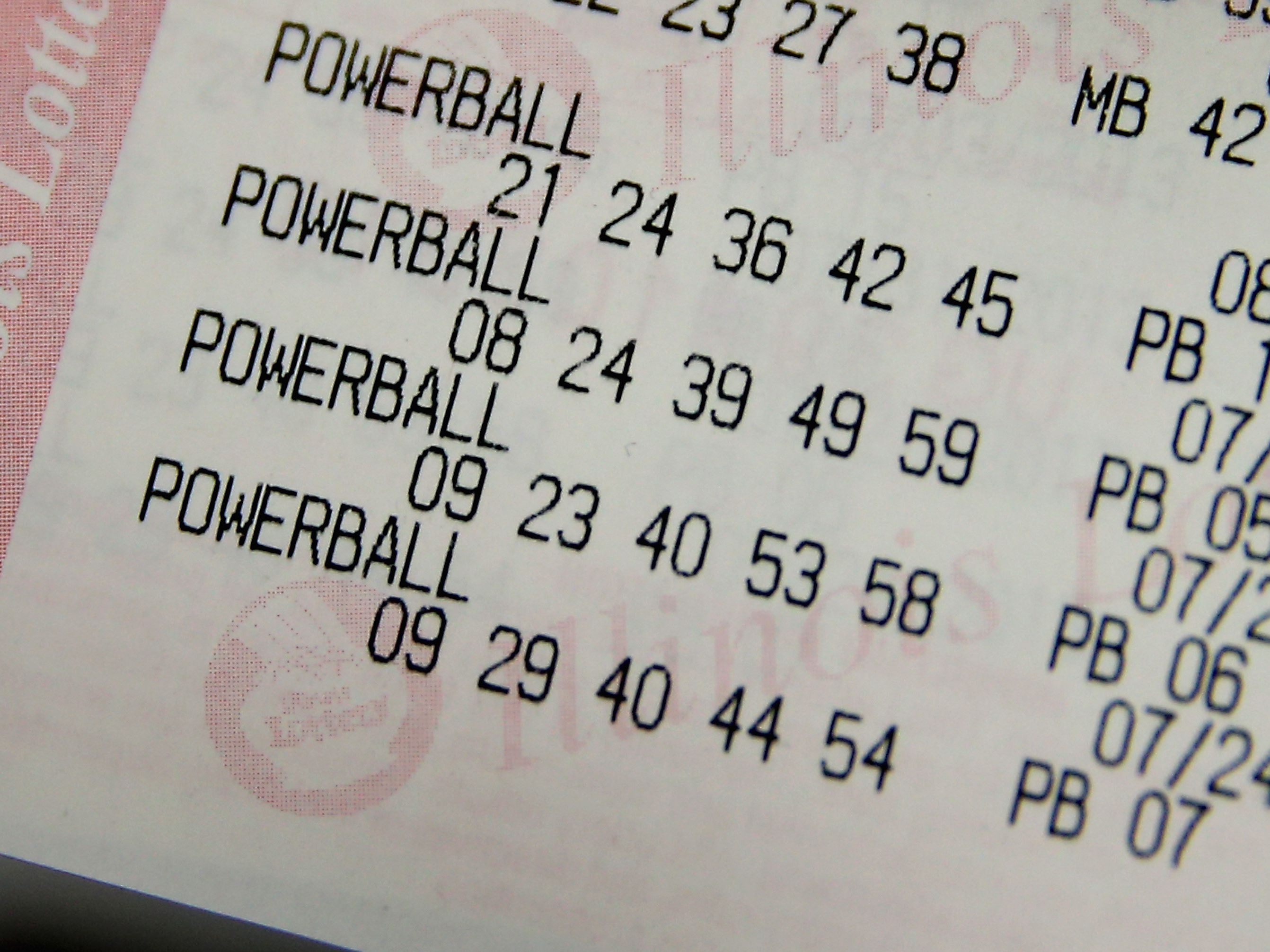 Powerball Past Numbers